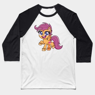 Pony Life Scootaloo Baseball T-Shirt